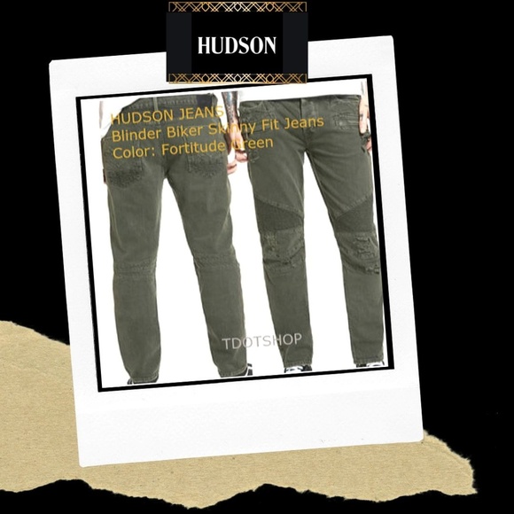 HUDSON JEANS Blinder Biker Jeans READ DESCRIPTION - Picture 5 of 14